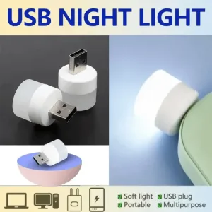 Portable USB LED Mini Bulb Night Lamp