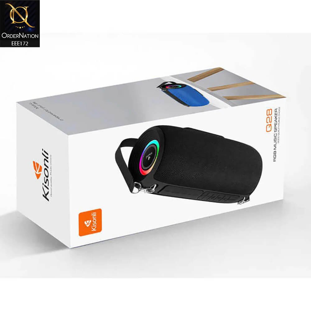 Kisonli Q28 10W Portable Bluetooth Speaker with RGB Light Best Price in Pakistan By ST Tech (3)