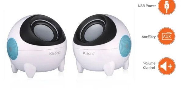 Kisonli k800 small mini speaker for pc (1)