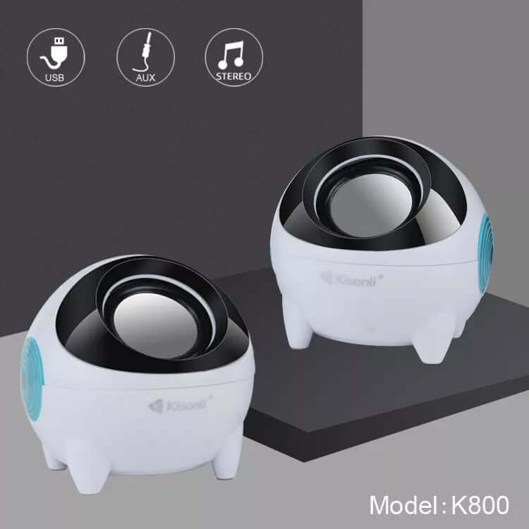 Kisonli k800 small mini speaker for pc (4)