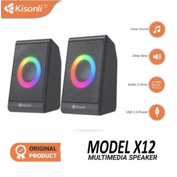 kisonli multimedia usb loudspeaker X12 best price in Pakistan by ST Tech (1) kisonli multimedia usb loudspeaker X12 best price in Pakistan by ST Tech (1)